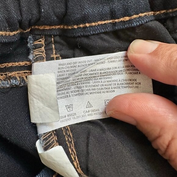 Vintage America Paperbag Waist Mom Jeans Cropped Tapered Leg Pleated (8) - Picture 12 of 15